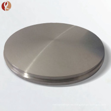 Objetivo de pulverización de titanio redondo puro puro de venta caliente